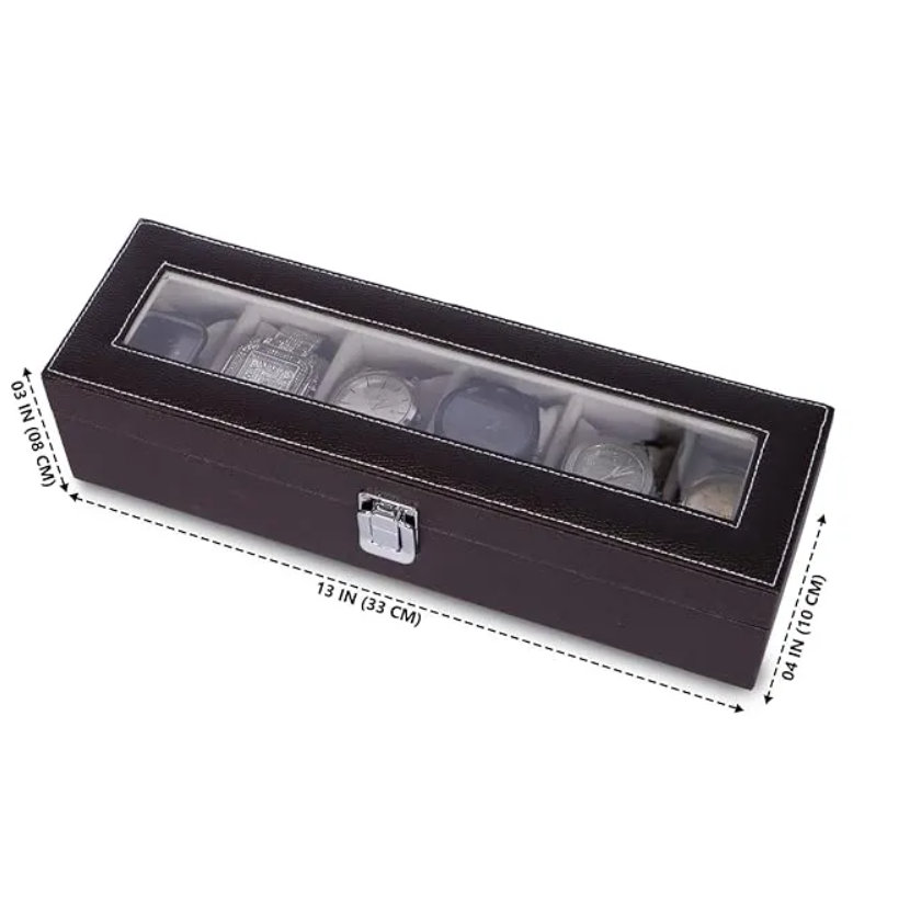 Limited Edition 6-Slot Watches Organizer Box